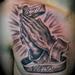 Tattoos - Praying Hands with Flannel - 61648